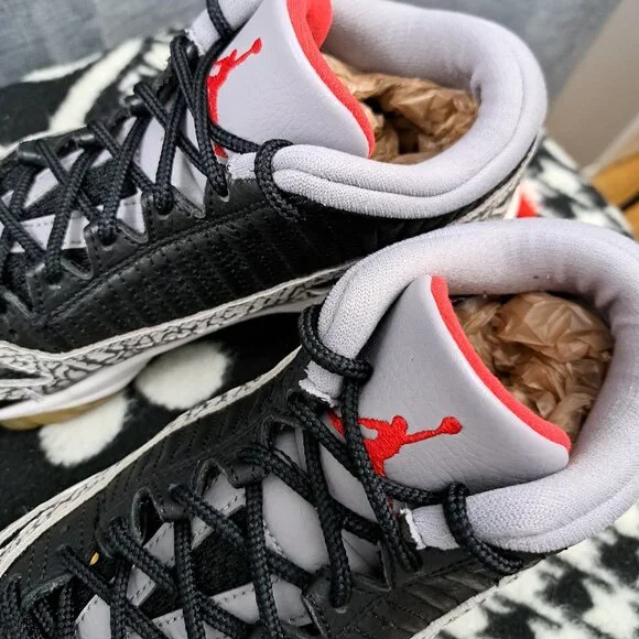 %Nike Jordan 11 Low IE Black Cement 919712-006 Men's size 10.5 / AJ12 - Picture 11 of 12